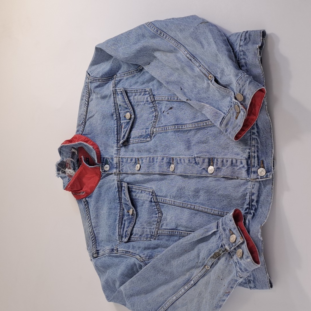 Destroyed Tommy Jean Jacket Size XL - Picture 7 of 17